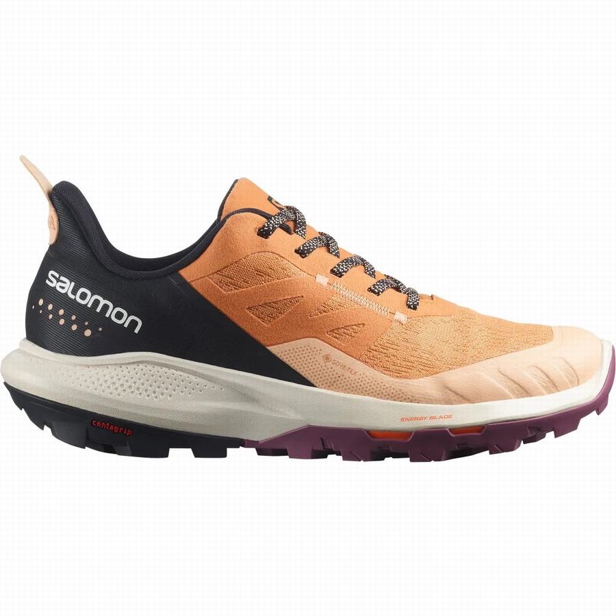 Salomon Outpulse Gore-tex Vandringsskor Dam Orange/Svarta [POT9780SZ]